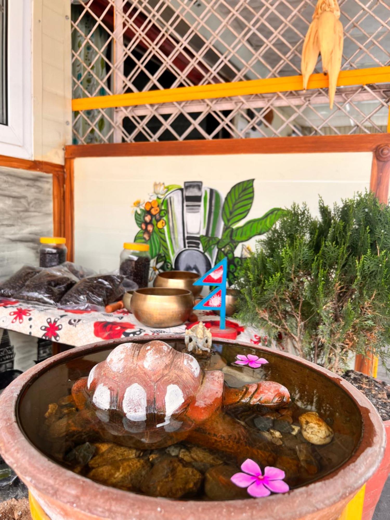 Hotel Mountain View Cafe à Pokhara Extérieur photo